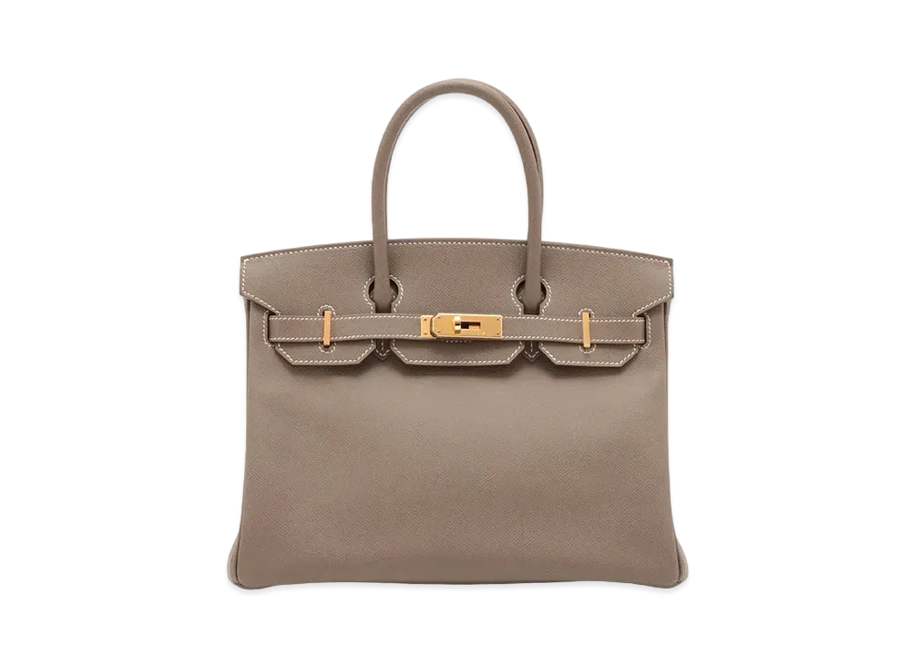 Hermes Birkin Veau Epsom "Etoupe/Gold"