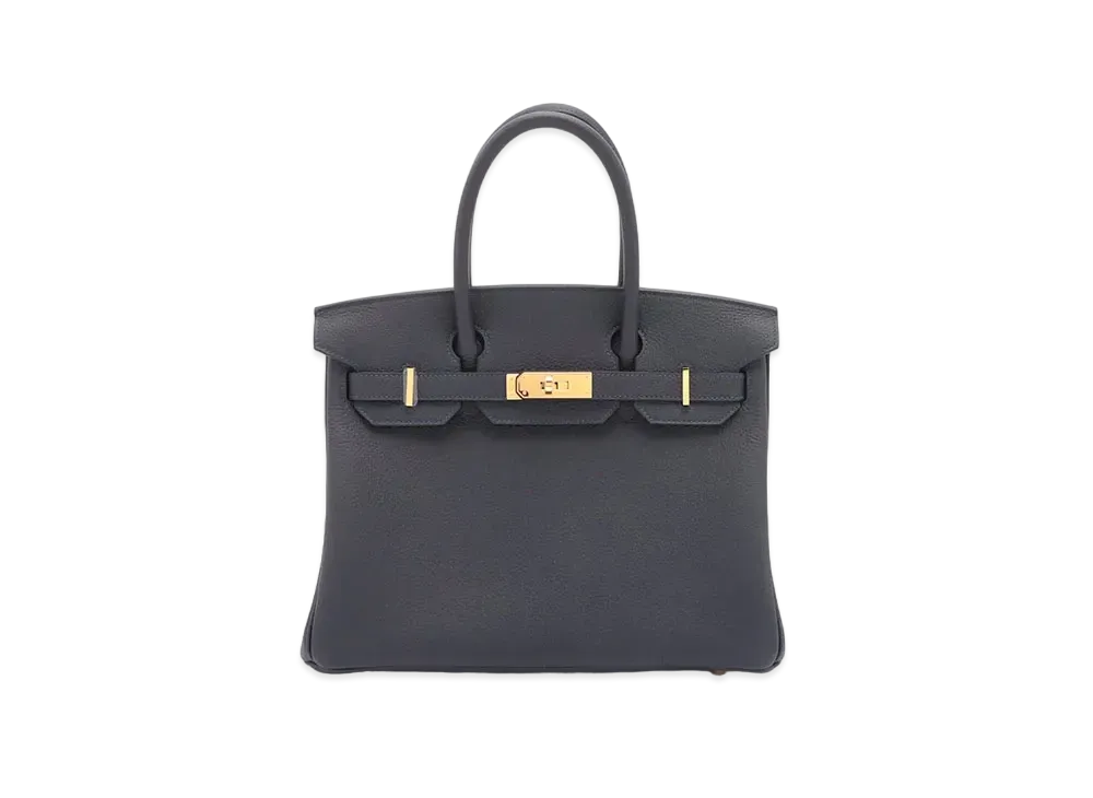 Hermes Birkin Togo "Bleu Nuit/Gold"