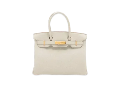 Hermes Birkin Togo "Beton/Gold"