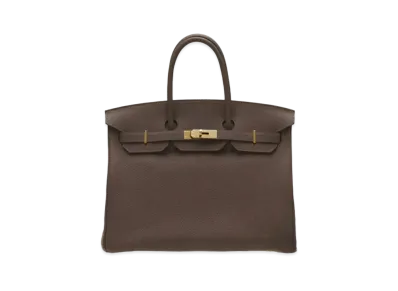 Hermes Birkin Togo "Chocolat/Gold"