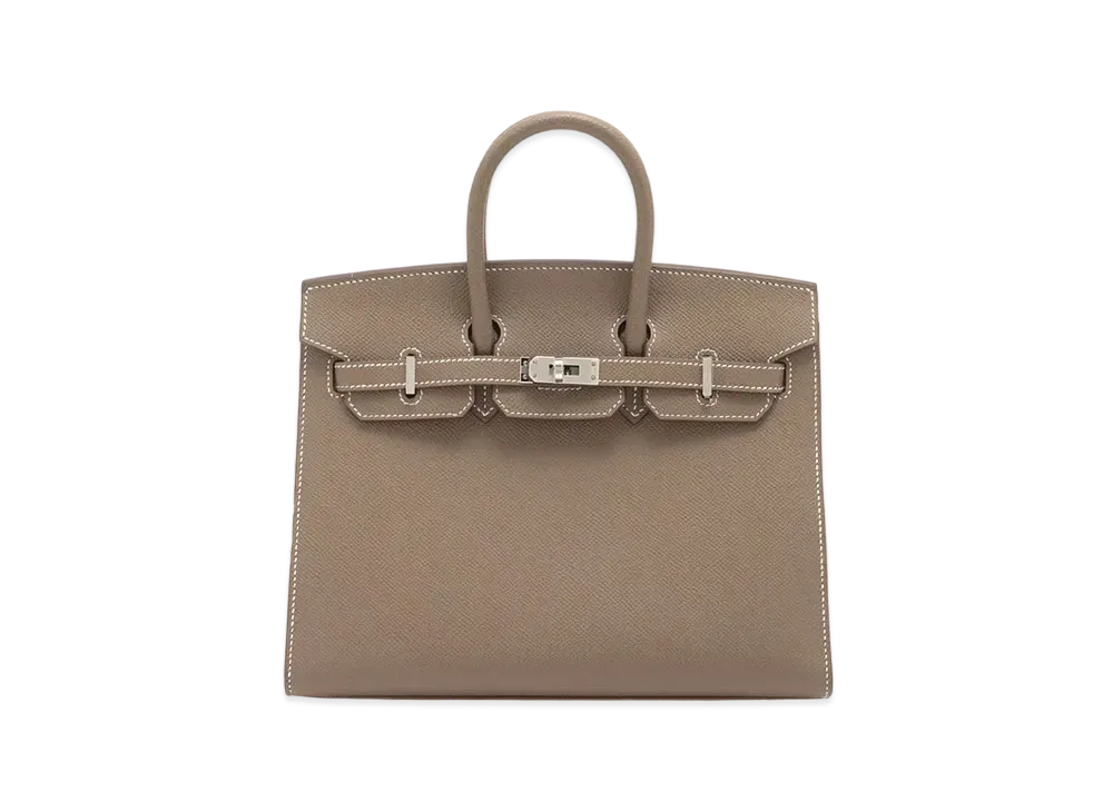 Hermes Birkin Sellier Veau Epsom "Etoupe/Silver"