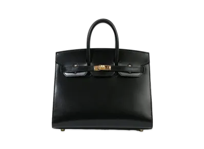 Hermes Birkin Sellier Box Calf "Noir/Gold"