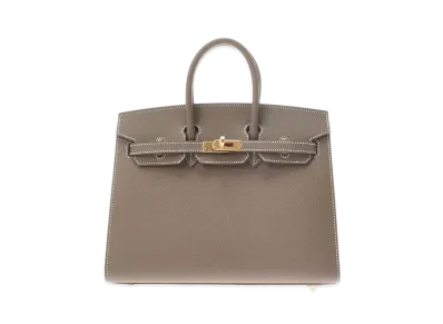 Hermes Birkin Sellier Veau Epsom "Etoupe/Gold"