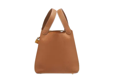 Hermes Picotin Lock Taurillon Clemence "Gold/Gold"