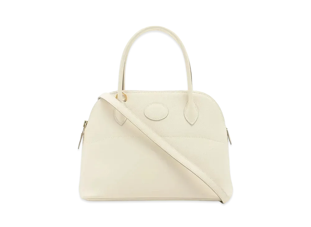 Hermes Bolide Veau Epsom "Craie/Gold"