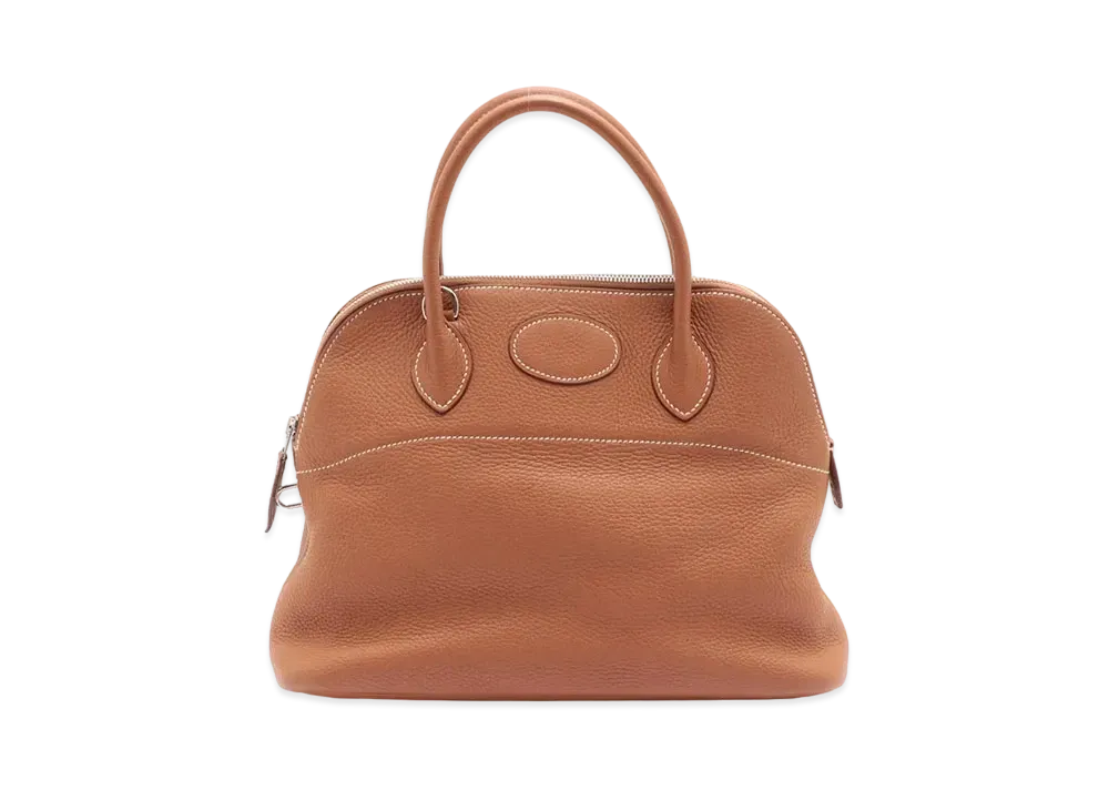 Hermes Bolide Taurillon Clemence "Gold/Silver"
