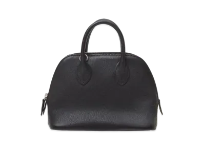 Hermes Bolide 1930 Chevre Mysore "Noir/Silver"