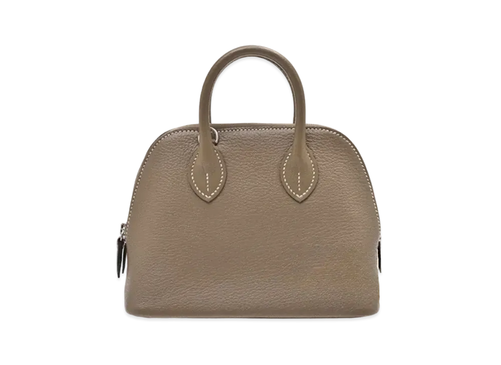 Hermes Bolide 1931 Chevre Mysore "Etoupe/Silver"