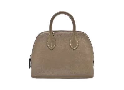 Hermes Bolide 1931 Chevre Mysore "Etoupe/Silver"