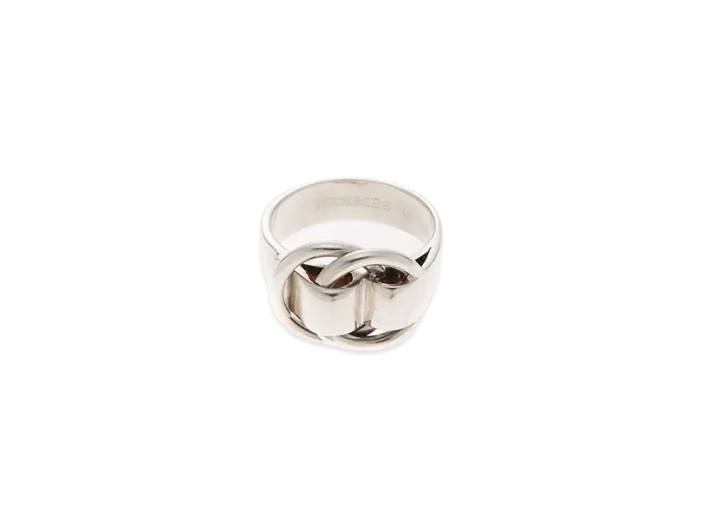 Hermes Deux Anneaux Ring "Silver"