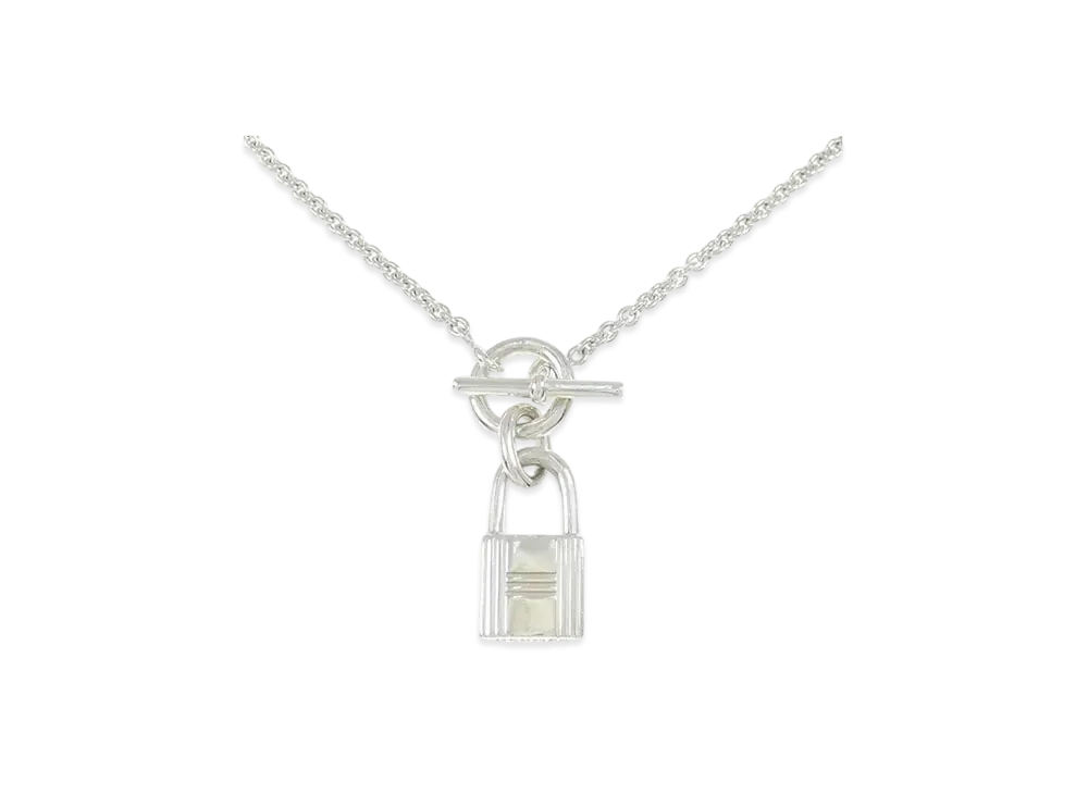 Hermes Amulettes Birkin Necklace "Silver"