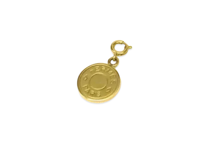 Hermes Sellier Pendant Top "Gold"