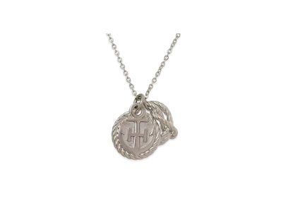 Hermes Cordage Rope Neckless "Silver"