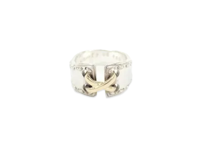 Hermes Mexico Ring "Silver/Yellow Gold"
