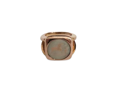 Hermes Corozo Ring "Rose Gold/Pink/Metal"