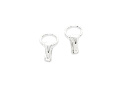 Hermes Nausicaa Earrings "Silver"