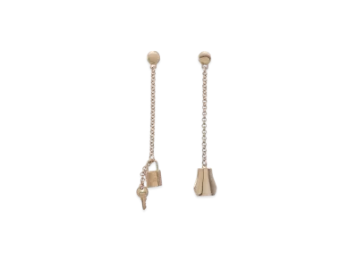 Hermes Kelly Clochette Earrings "Pink Gold"