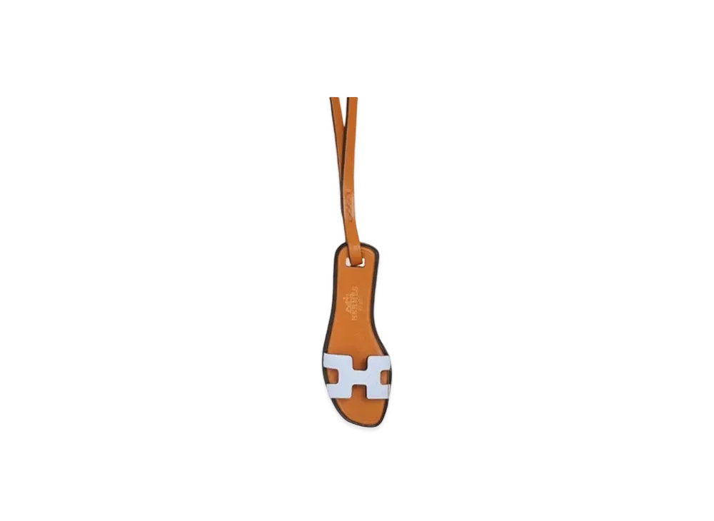 Hermes Oran Nano Epsom/Butler/Vache Hunter "Blue Brum/Natural Sable/Black"