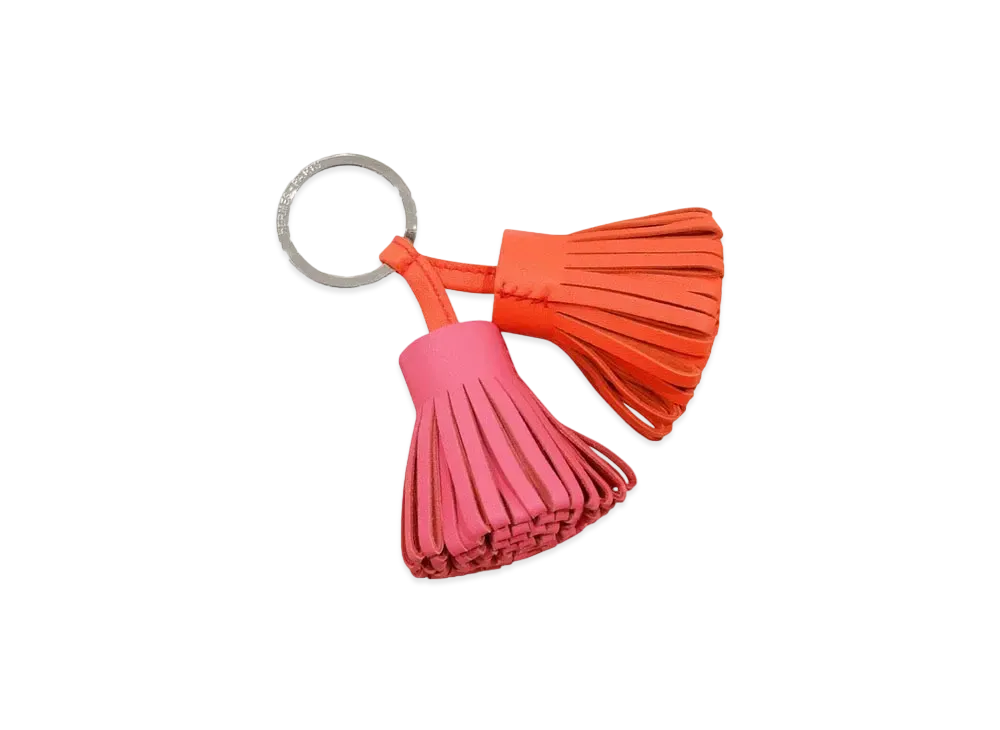 Hermes Carmen Uno Dos Agnomilo "Orange Poppy/Rose Azale/Silver"