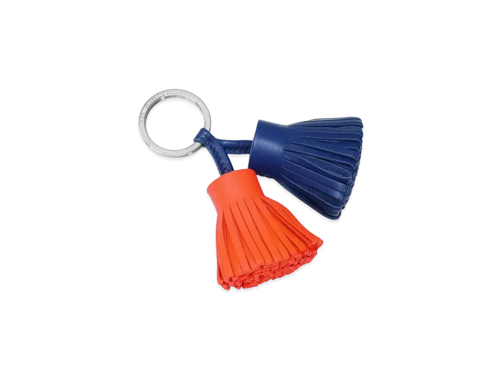 Hermes Carmen Uno Dos Agnomilo "Blue De Malt/Orange Poppy/Silver"