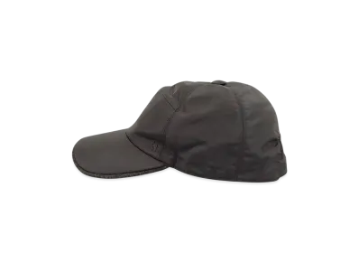 Hermes Serie Button Nylon & Cashmere Cap "Noir"