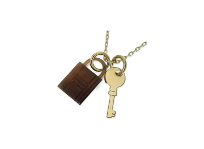 Hermes Women's Padlock Necklace "Gold"