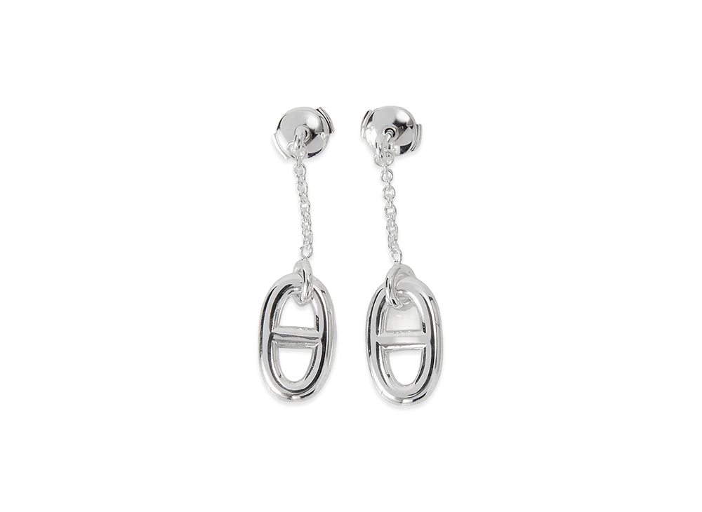 Hermes Earrings "Silver"