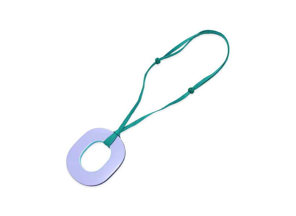 Hermes Isthme Pigment GM Necklace "Curacao/Parme/Blue"