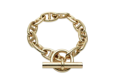Hermes Chaine D'ancre GM K18 Bracelet "Yellow Gold"