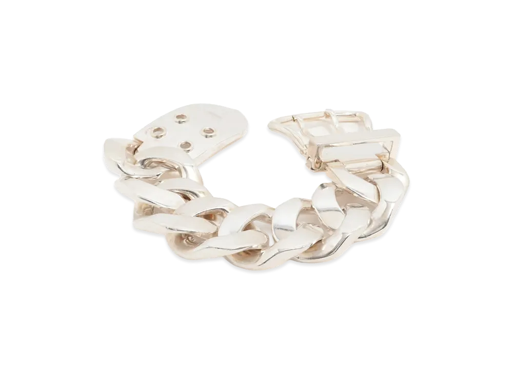 Hermes Boucle Sellier TGM Bracelet "Silver"