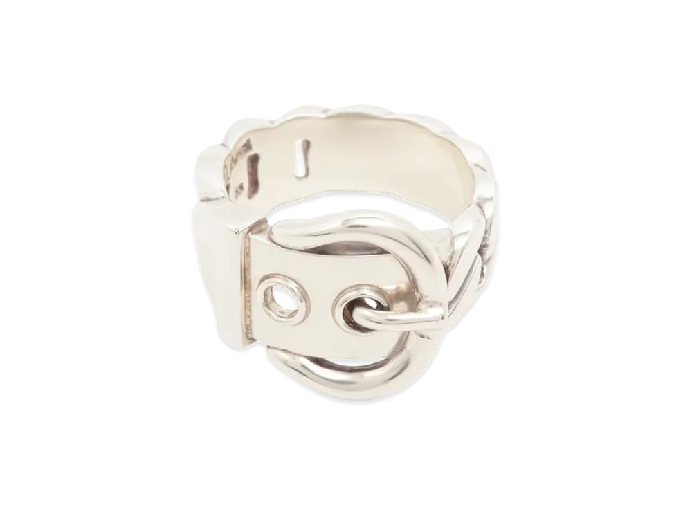 Hermes Boucle Sellier Ring "Silver"