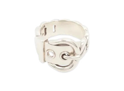Hermes Boucle Sellier Ring "Silver"