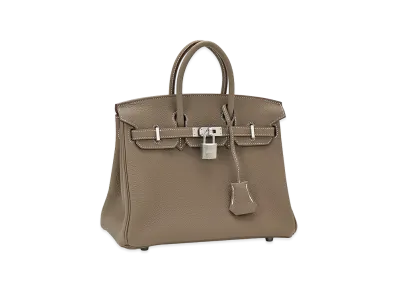 Hermes Women's Birkin 25cm Togo Handbag "Etoupe"