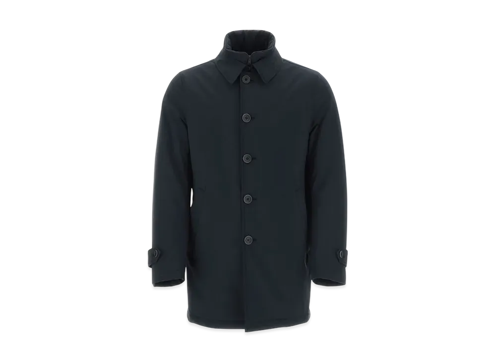 Herno Washgton Rain Coat "Blue Navy"