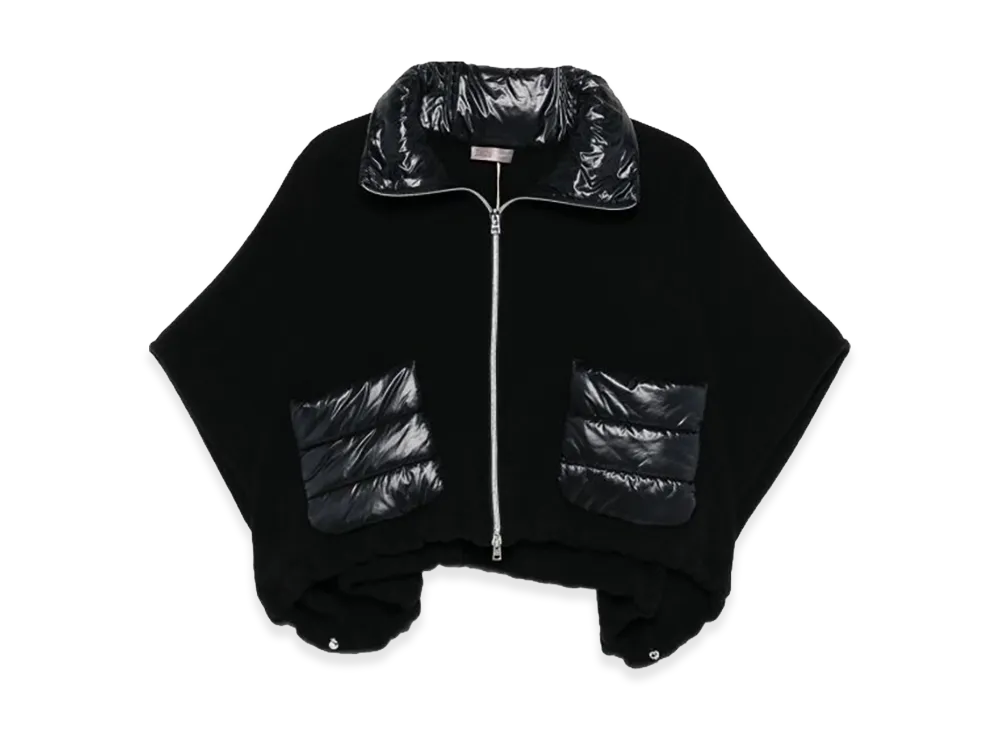 Herno Women's A-Shape Resort Ultralight Short Poncho "Black"