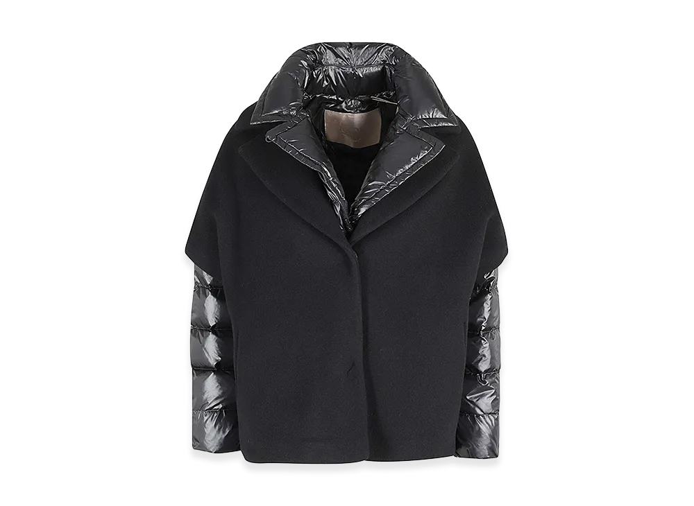 Herno Women's Hood Insert Down Jacket "Black"
