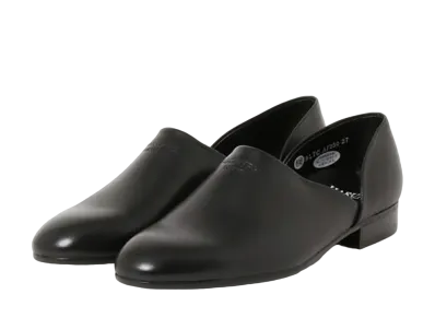 HARUTA x APOCRYPHA. EX Spock Shoes Logo Cowhide Leather "Black"