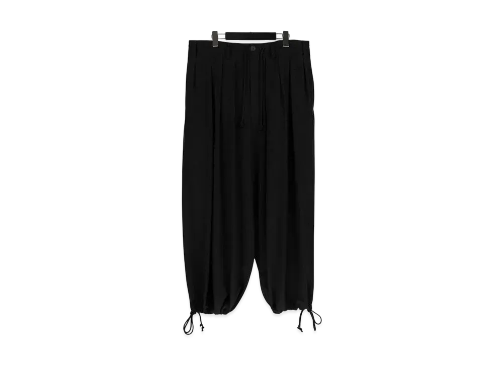 Yohji Yamamoto POUR HOMME Balloon Pants "Black" HS-P11-500-1S24