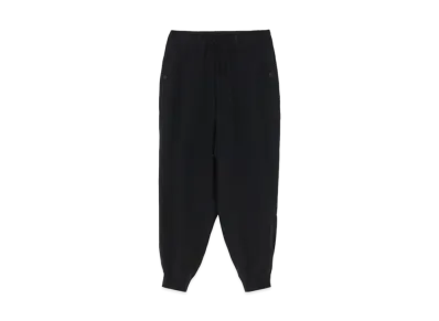 Yohji Yamamoto POUR HOMME L Veil Lawn R-ribbed Hem Pants "Black" HS-P20-319-1S24
