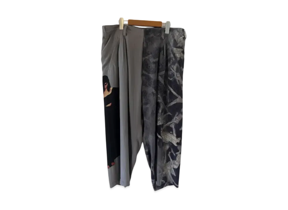 Yohji Yamamoto POUR HOMME Unbalanced PT Tuck Pants "Black" HS-P69-811-1S24