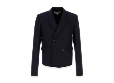 LOEWE Navy Blue Wool Blazer "Blue"