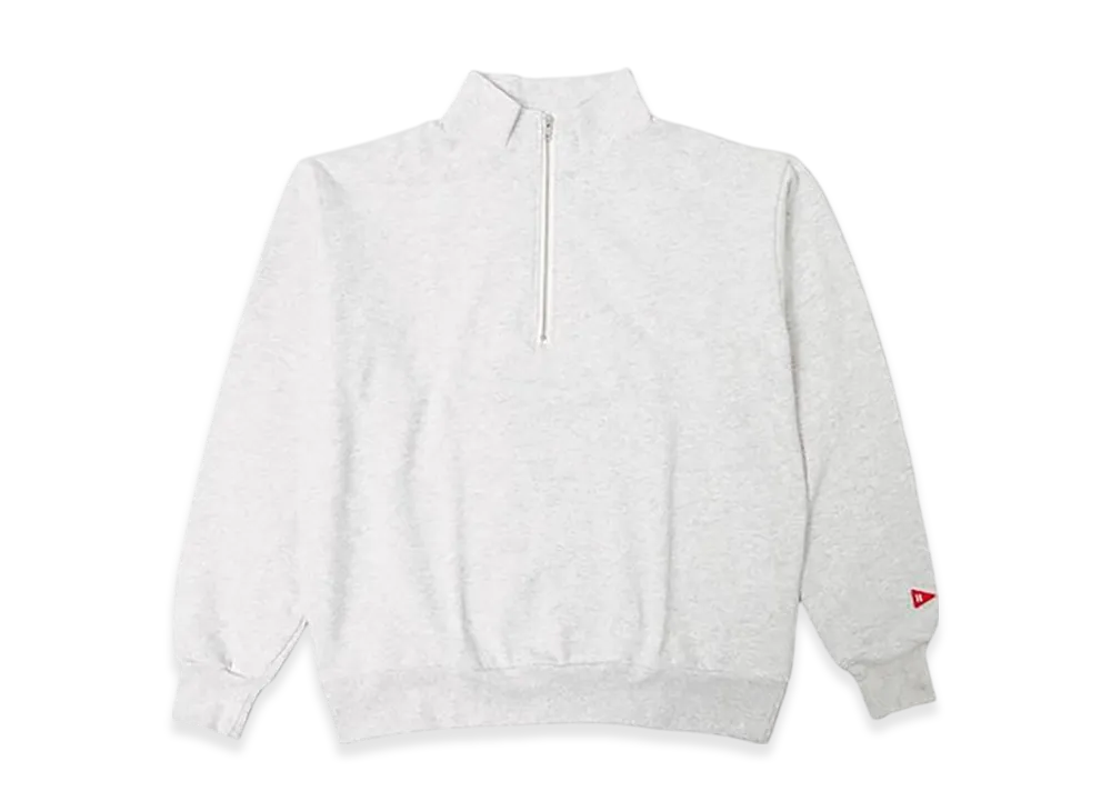 Healthknit Classic Sweat Half Zip "Ash Gray"