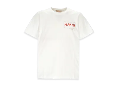 MARNI Logo Patch T-Shirt "White"
