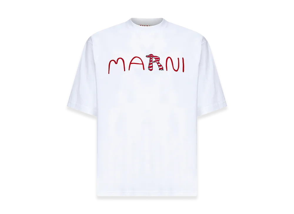 MARNI Animal Alphabet T-Shirt "White"