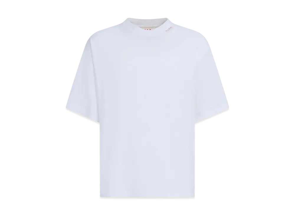 Marni Set of 3 T-Shirts In Bio Cotton "Lilywhite"