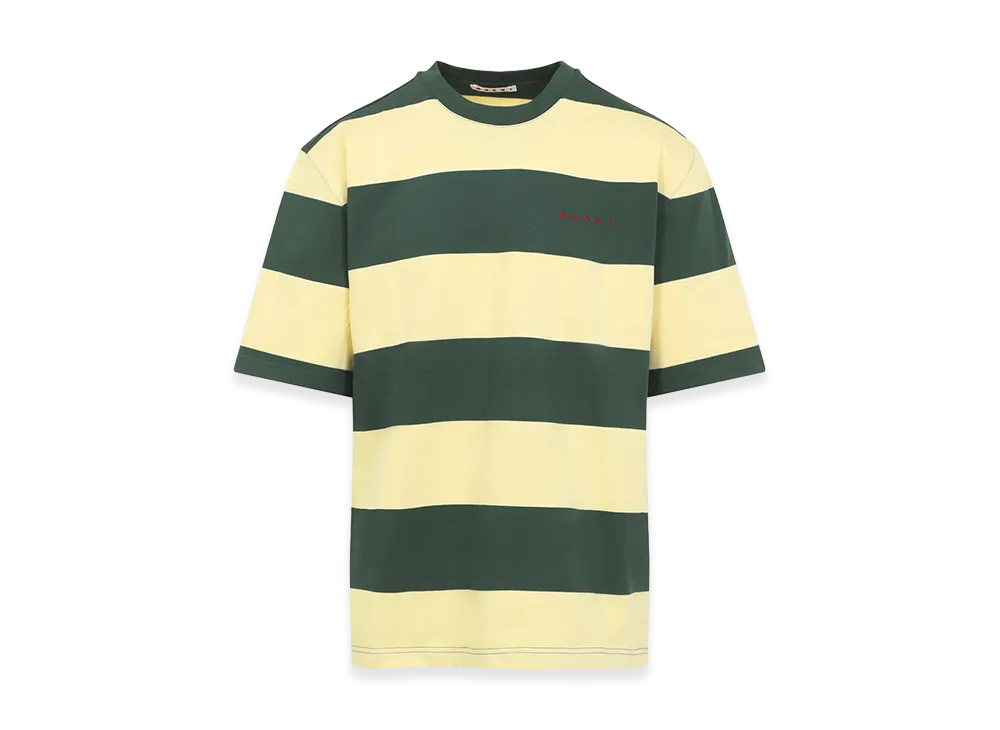 MARNI Maxi Striped T-Shirt "Emerald"