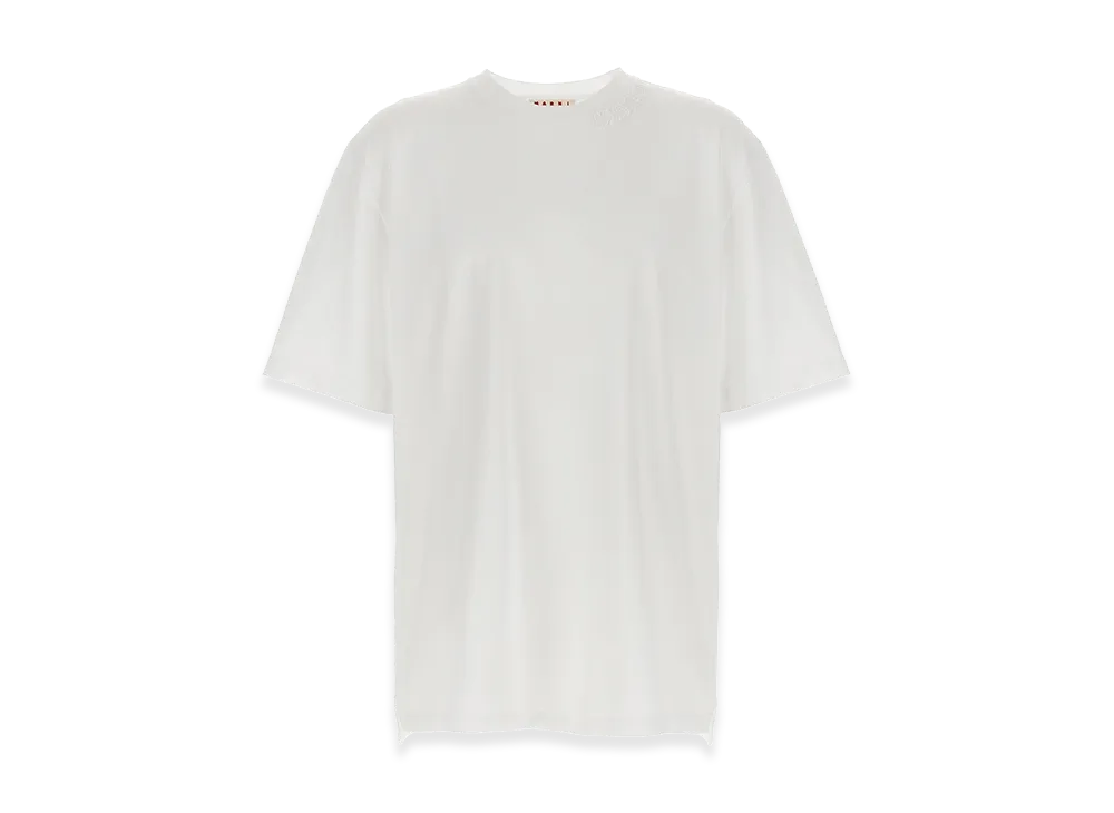 MARNI Logo Patch T-Shirt "White"