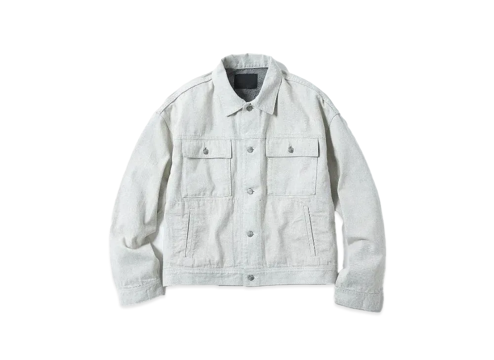hyakki Denim Jacket "White"