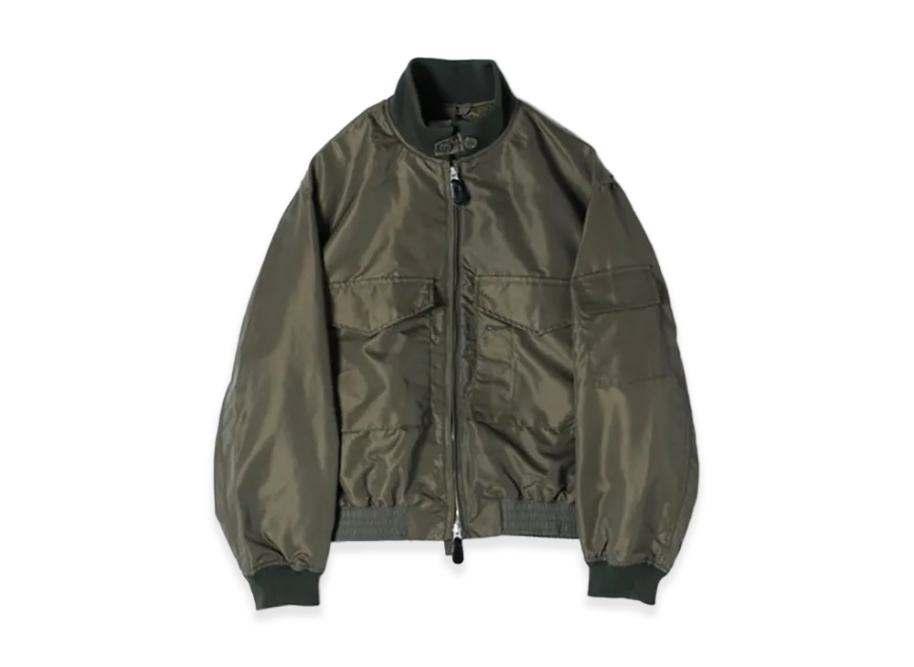 HYKE Nylon Wep Jacket "Olive Drab"