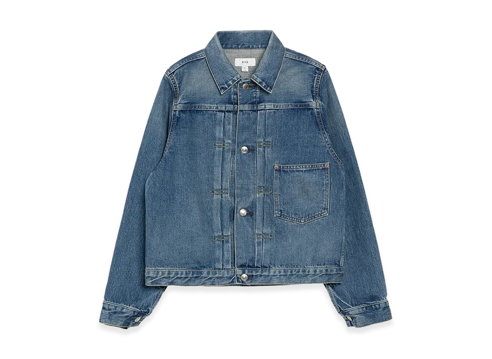 ハイク デニム ジャケット タイプ 1 / レギュラー フィット "ユーズドウォッシュブルー"